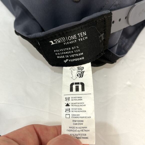 Travis Mathew CUATER Golf Hat Cap 110 FlexFit Adjustable SnapBack Gray - Picture 8 of 11